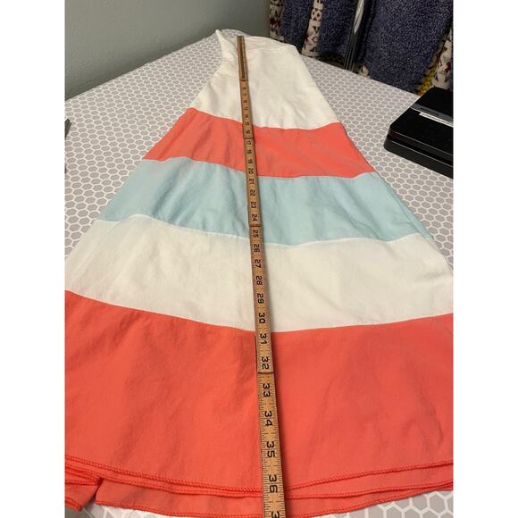 Charlotte Solnicki Womens Maxi Skirt Medium Colorblock Stretch Pull On Modern - Picture 7 of 8